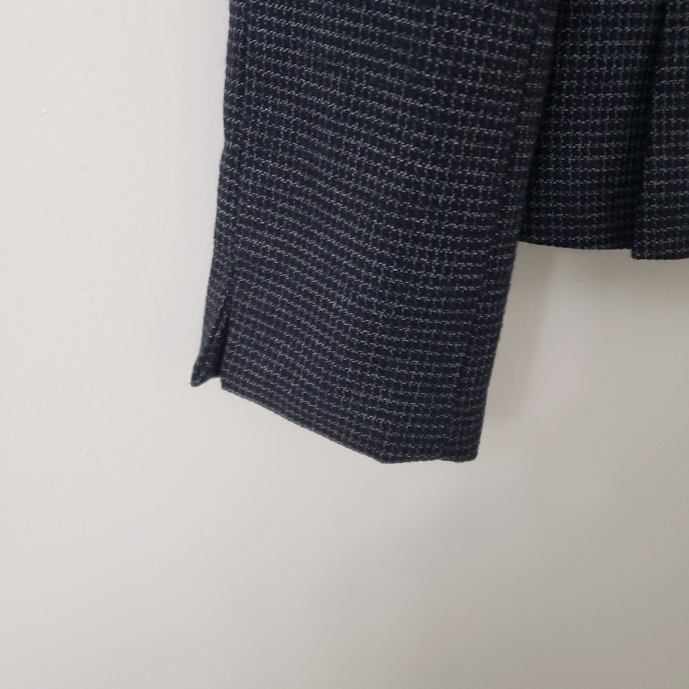 Ann Taylor Navy Black Women's Jacket Top Size 8 - Picture 4 of 11